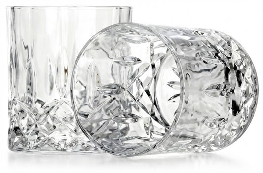 Szklanka do whisky Bohemia Classico z grubym dnem wykonana z przejrzystego szkła kryształowego