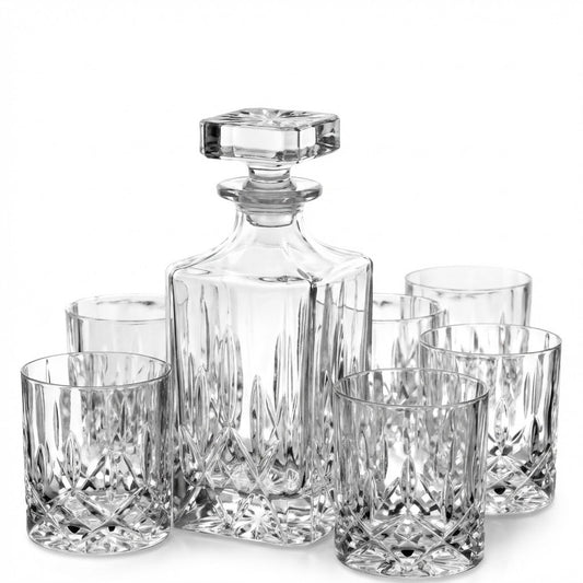 Zestaw do whisky Bohemia Prestige Classico karafka i 6 szklanek tradycyjny szlif kryształowy