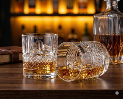 Szklanki do whisky Bohemia 340 ml – Zestaw 6 szt. Elegant Prestige