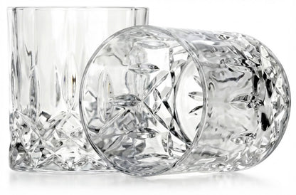 Szklanka do whisky Bohemia Classico z grubym dnem wykonana z przejrzystego szkła kryształowego