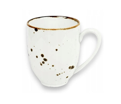 Pojedynczy pojemny kubek 400 ml z trwałej porcelany alumina Bogucice.