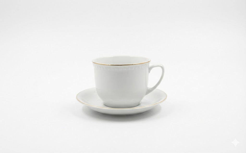 Filizanka-porcelanowa-Lubiana-Wieden-300ml-ze-zlotym-paskiem