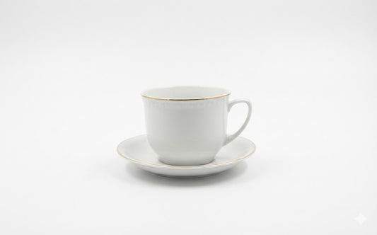 Filizanka-porcelanowa-Lubiana-Wieden-300ml-ze-zlotym-paskiem