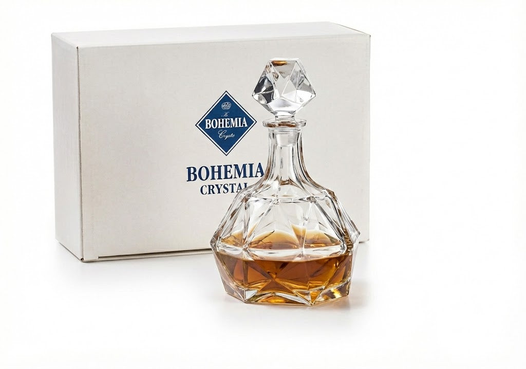 Elegancka karafka Bohemia Havana z klasycznym opakowaniem.