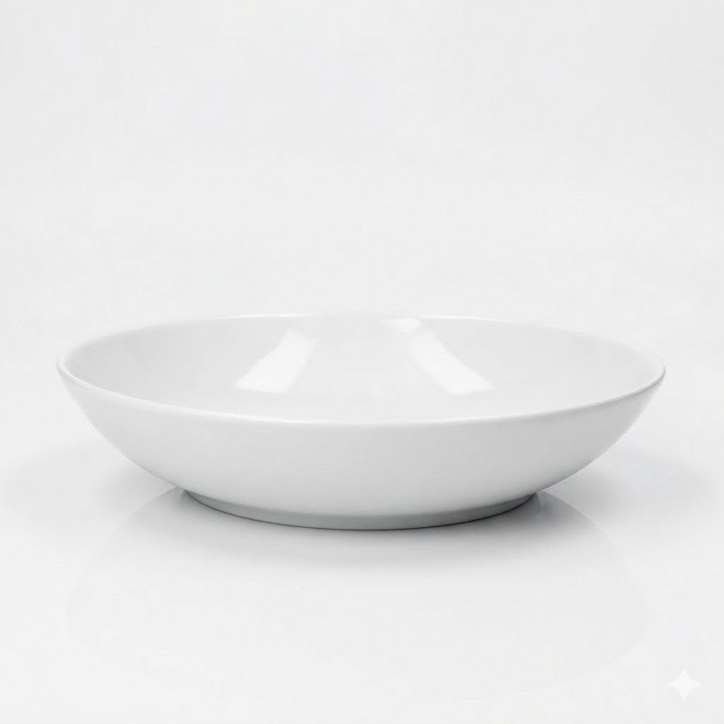 Talerz Głęboki do Zupy LUBIANA Roma 22cm Biały