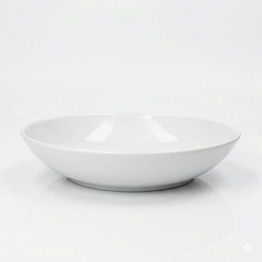 Talerz Głęboki do Zupy LUBIANA Roma 22cm Biały