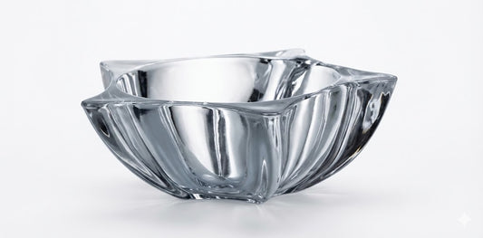 Duża szklana misa na sałatki Bohemia Yoko 30,5 cm szkło crystalline.