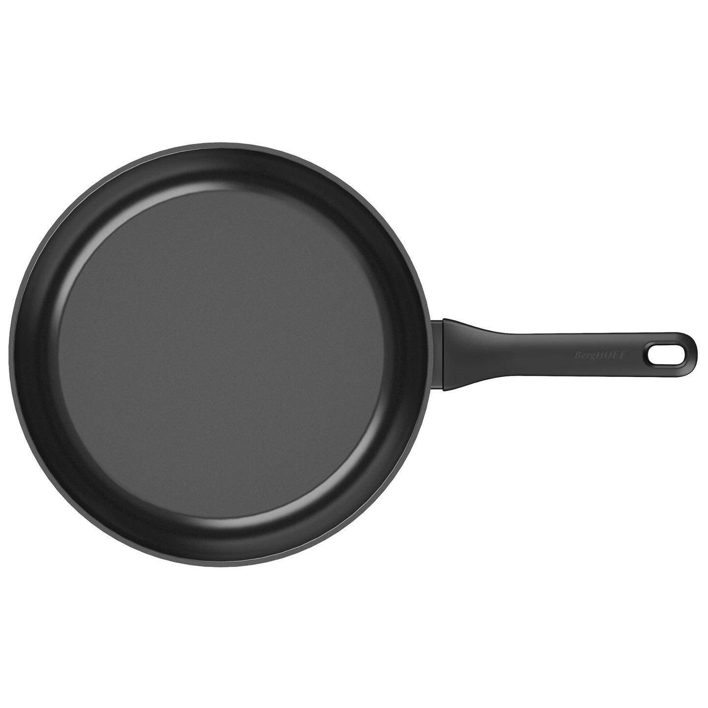 Zbliżenie na gładką powłokę non-stick aluminiowej patelni BergHOFF Helix
