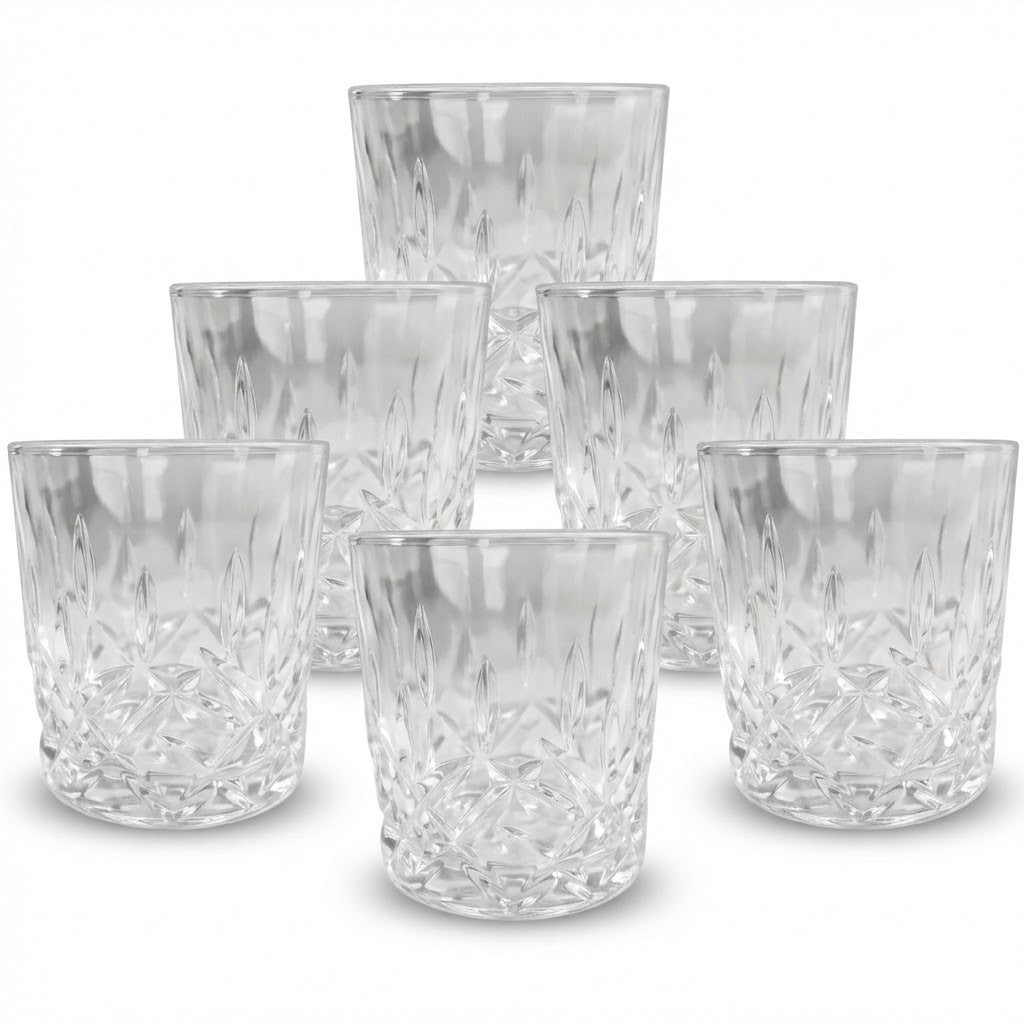 Zestaw 6 kryształowych szklanek do whisky Bohemia Classico 300 ml w eleganckim pudełku
